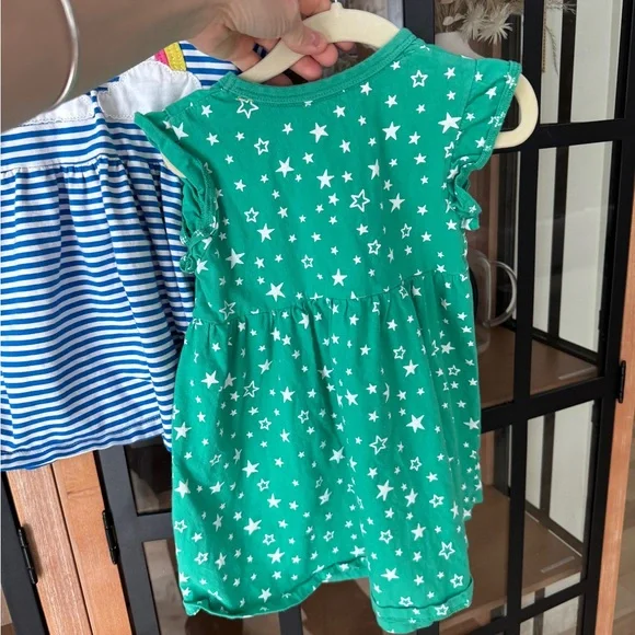 Baby Boden bundle dress toddler girl rainbow unicorn applique embroidered - Picture 4 of 5